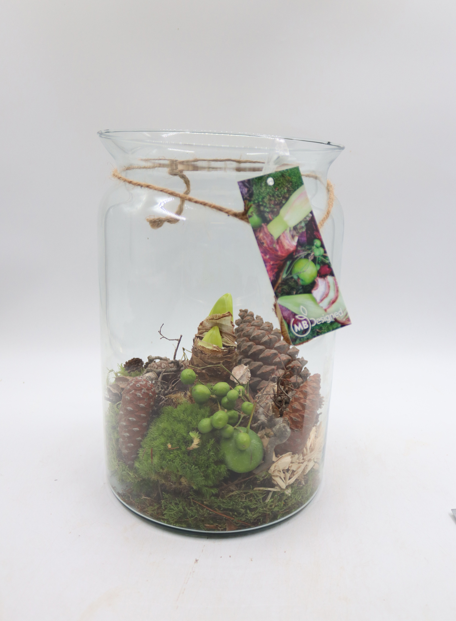 Amaryllis Candy Jar breed hoog, D 20 cm