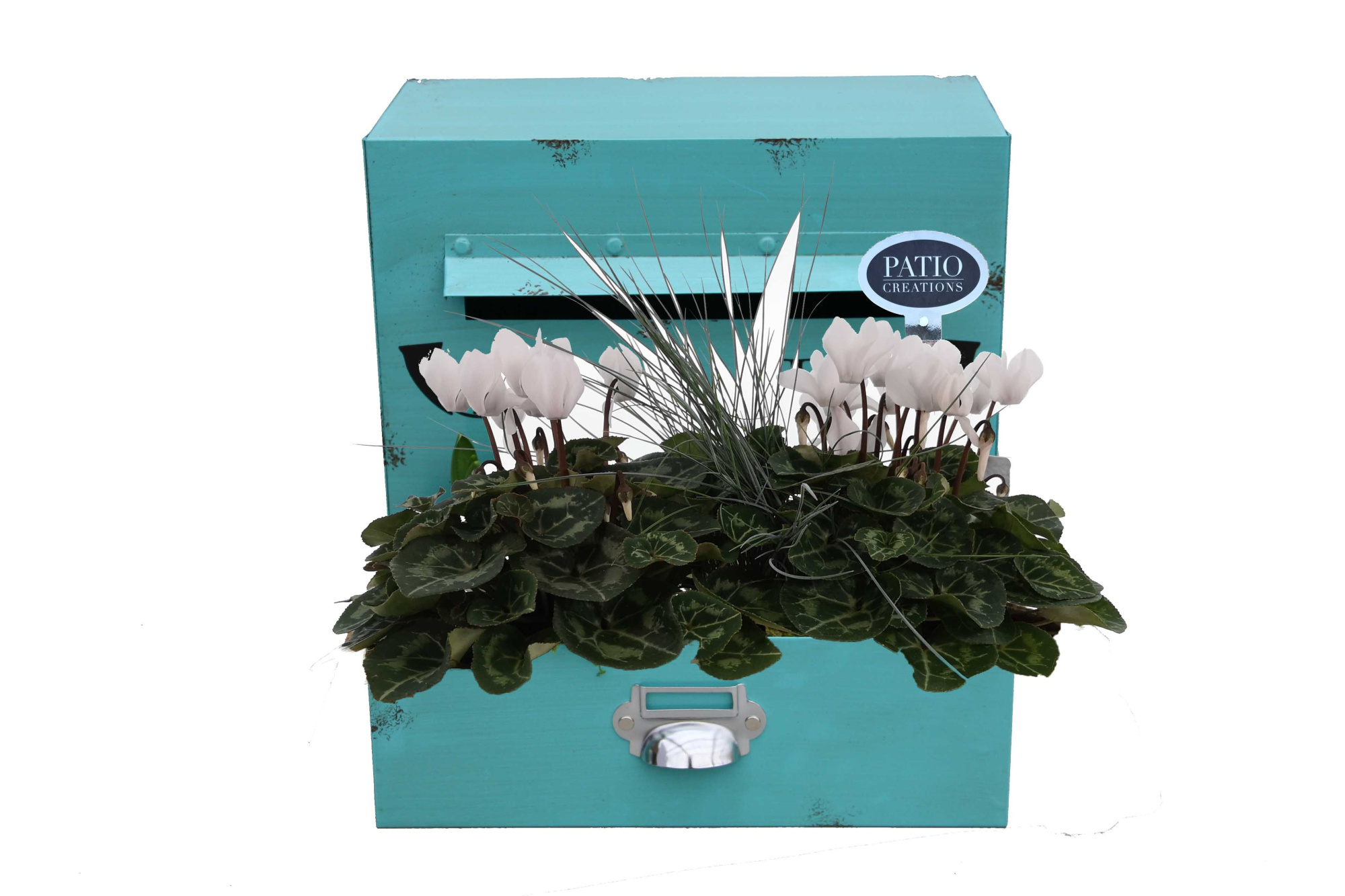 CYF305-9003 WIT Cyclaam WIT brievenbus, D 29 cm