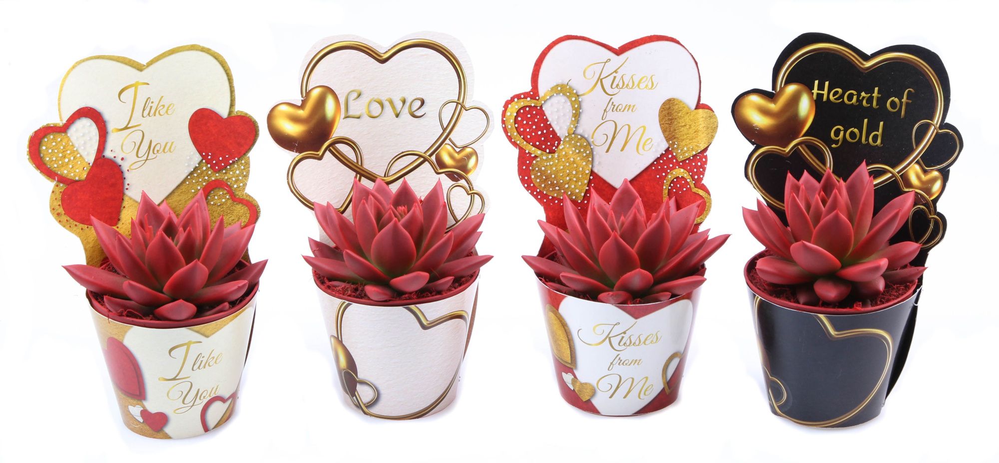 Potcover love mix rood, D 8,5