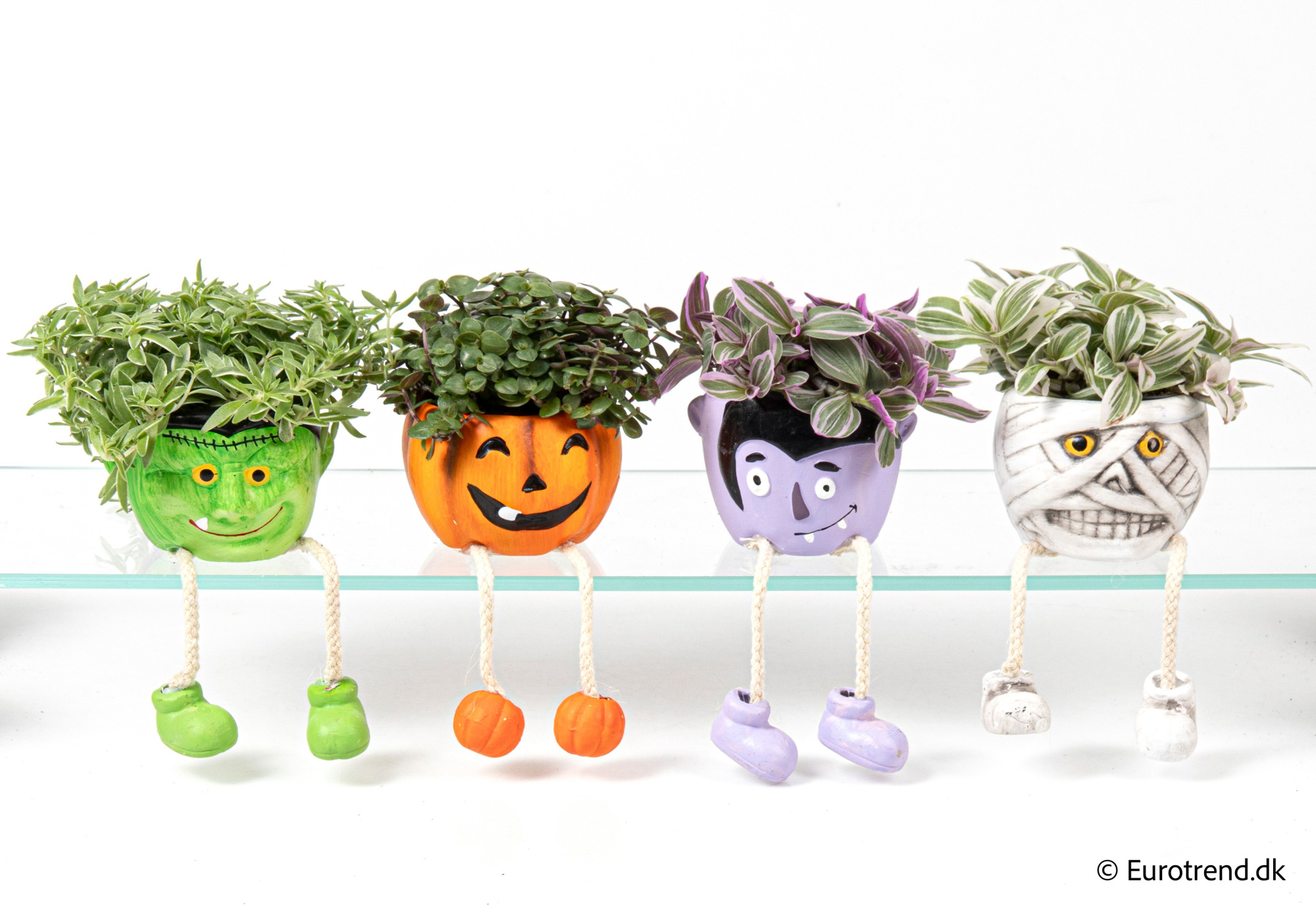 Green Mix in Halloween ceramic 2025, D 6 cm