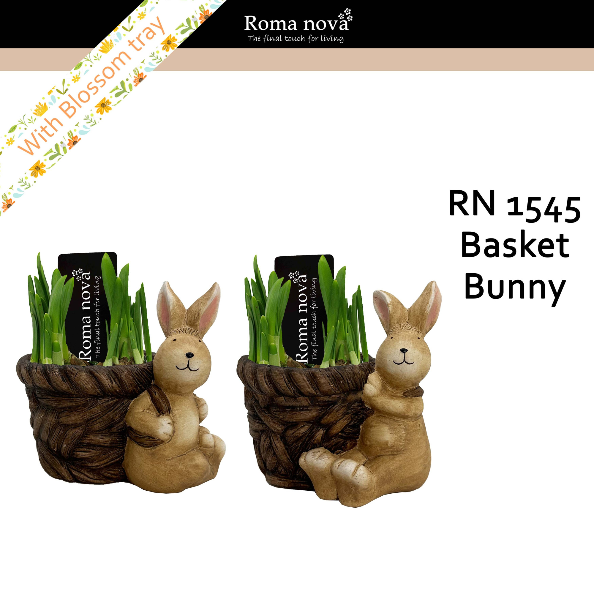 1545 - Basket Bunny (Tete a Tete), D 14