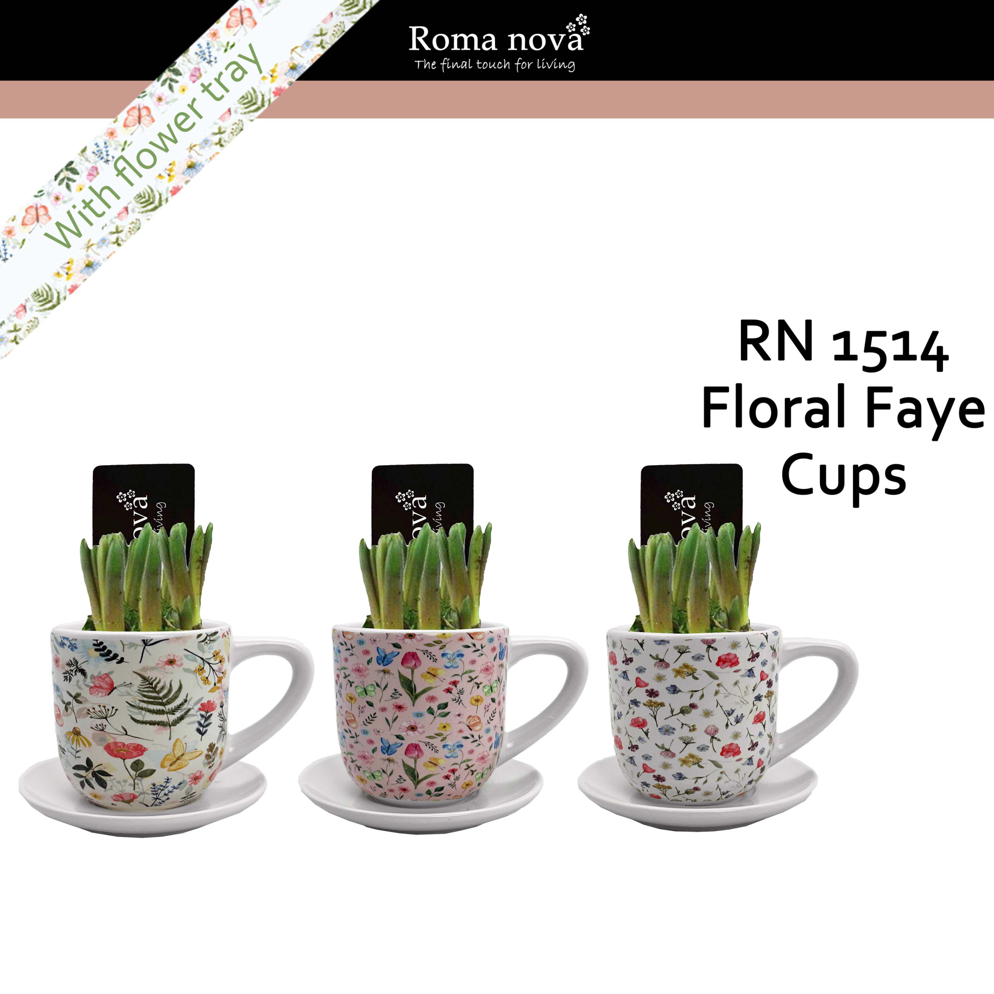 1514 - Floral Faye Cups (Muscari), D 12