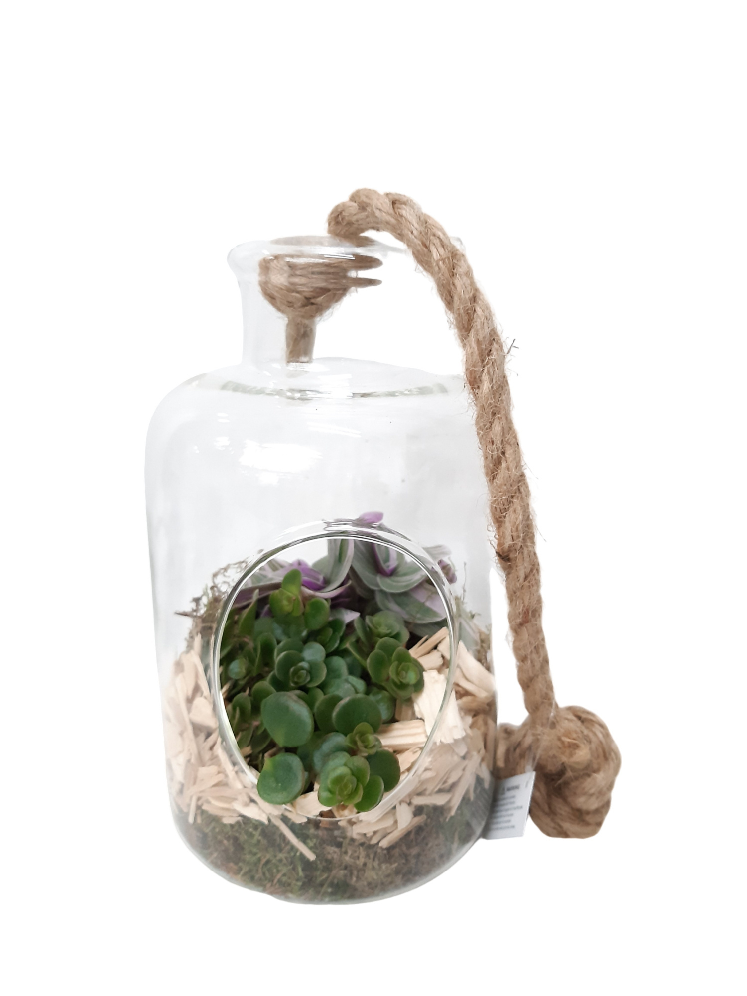 GKS12 Glasvaas Hang/Touw Medium D12 H22, D 12