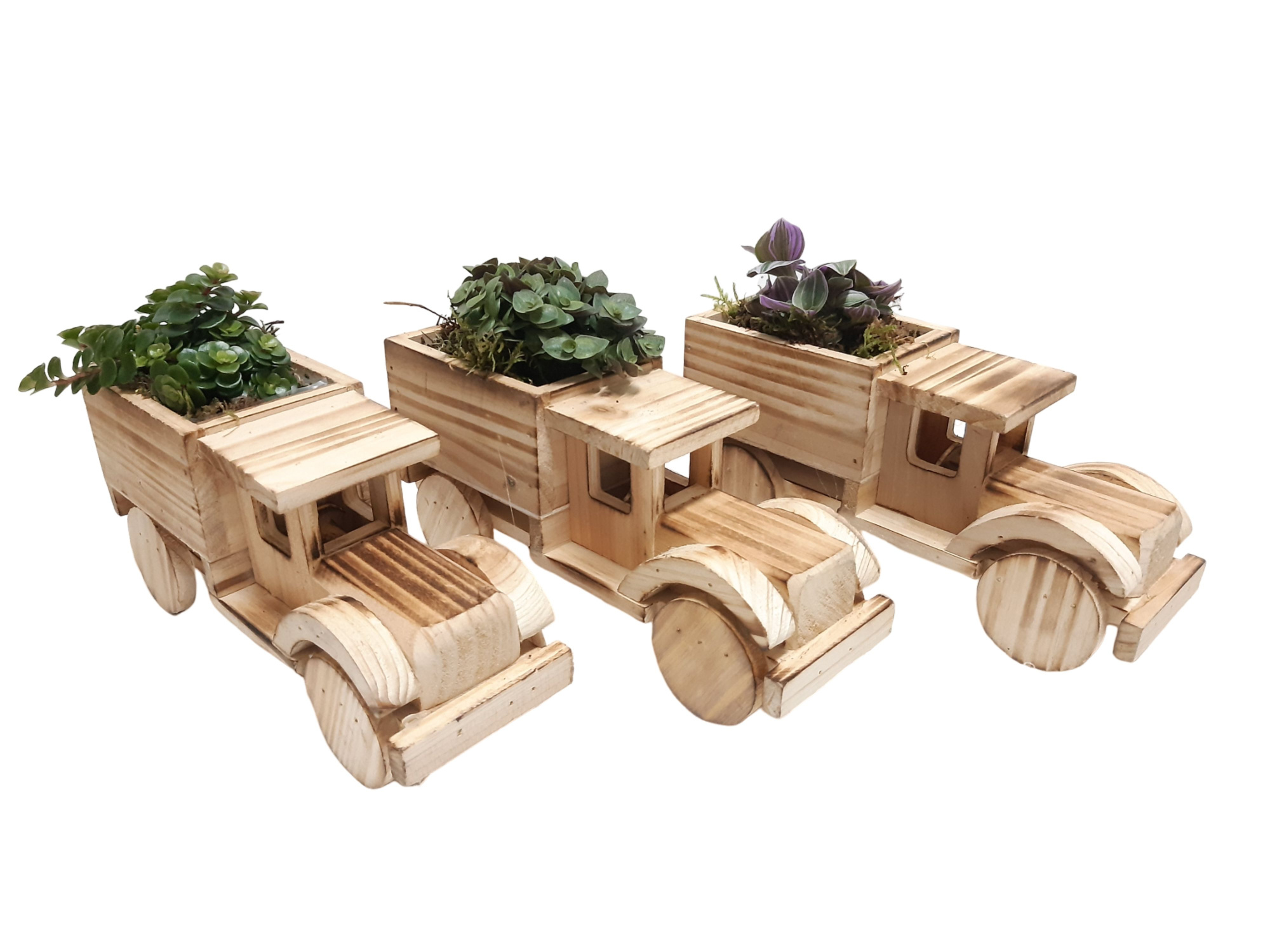 HT22VR Houten Vrachtwagen 22cm Gemengd, D 22 cm