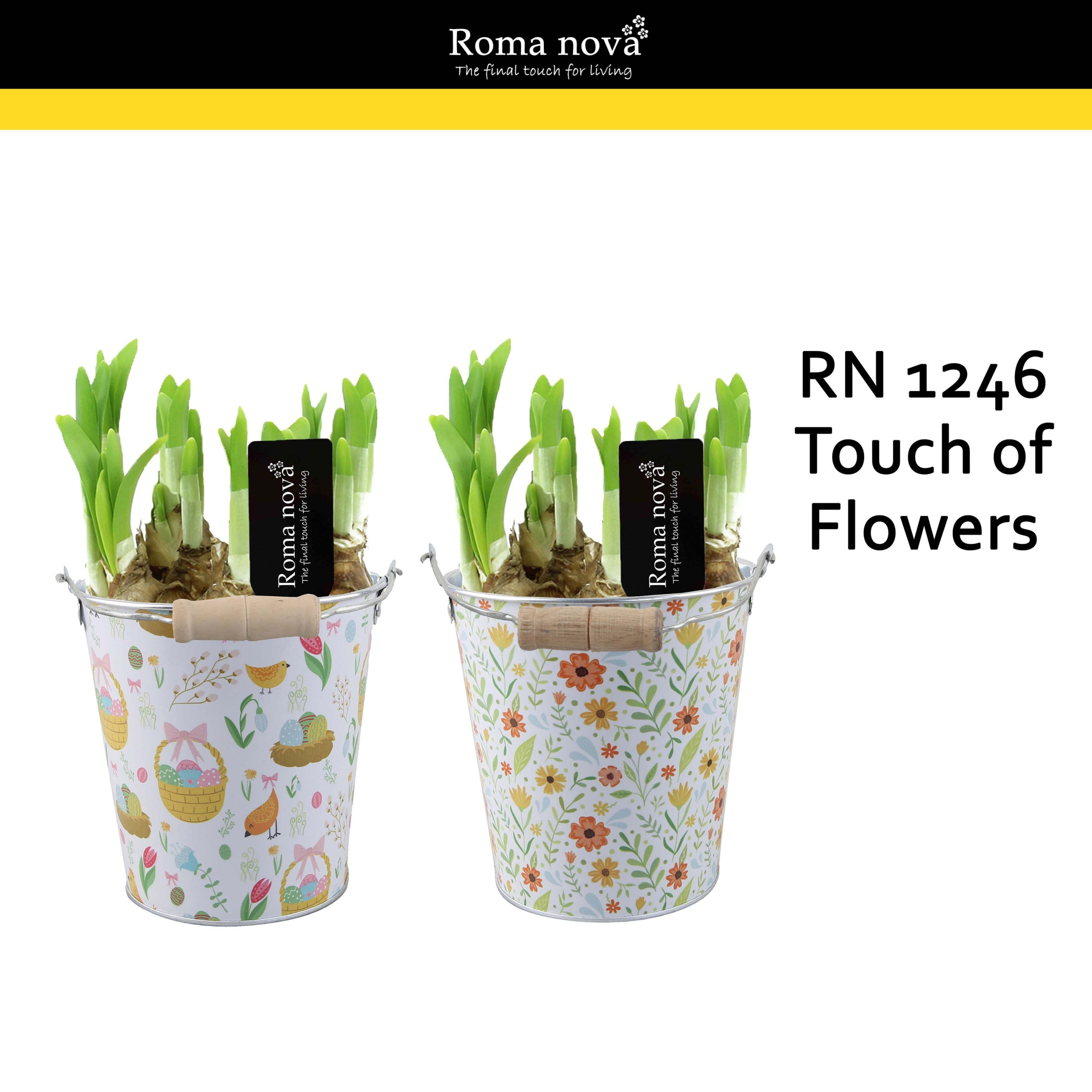 1246 - Touch of Flowers (Tete a Tete), D 14 cm