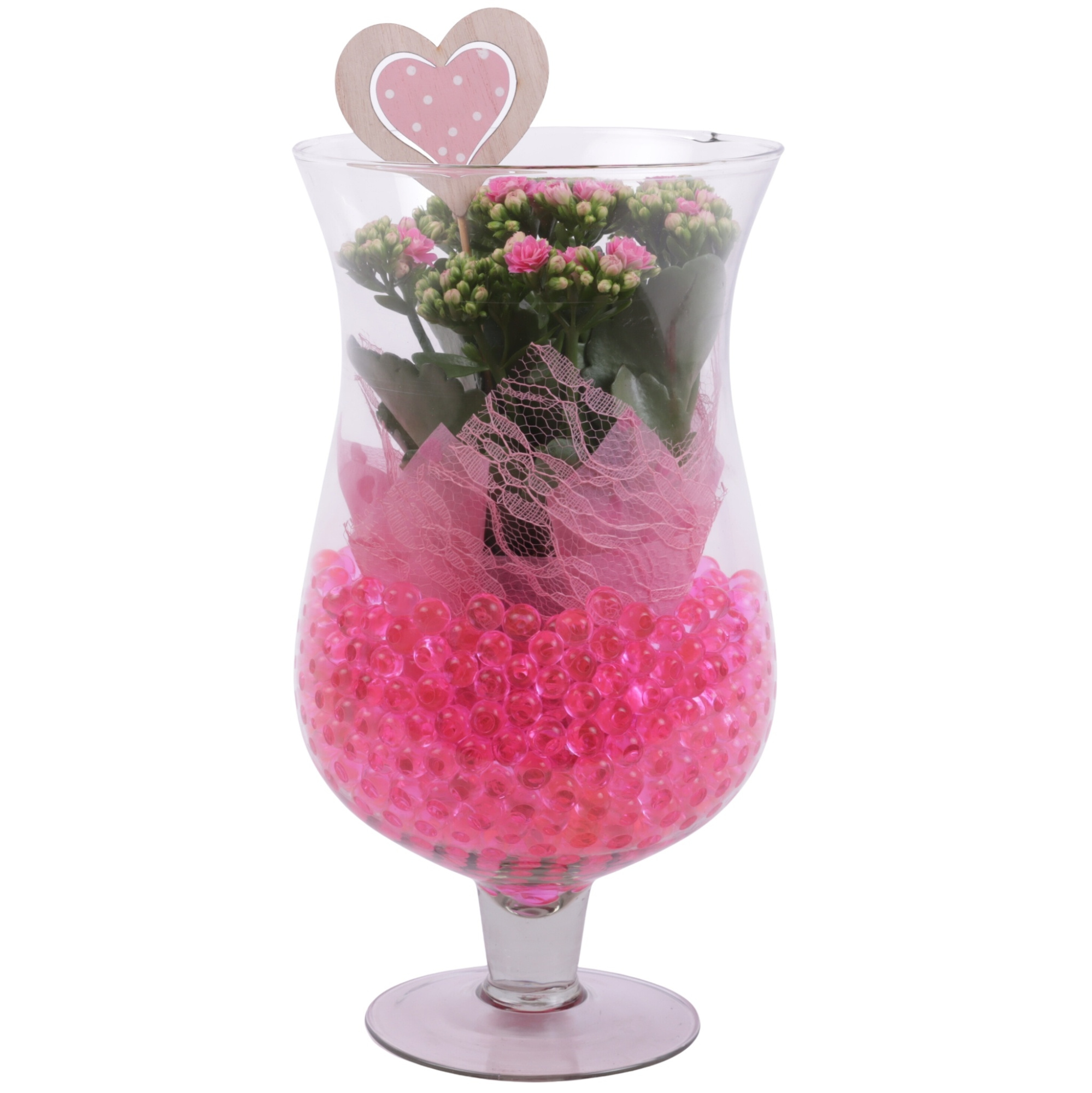 Mothersday Arr. Indoor Glass Cognac Ø17cm 1PP, D 17