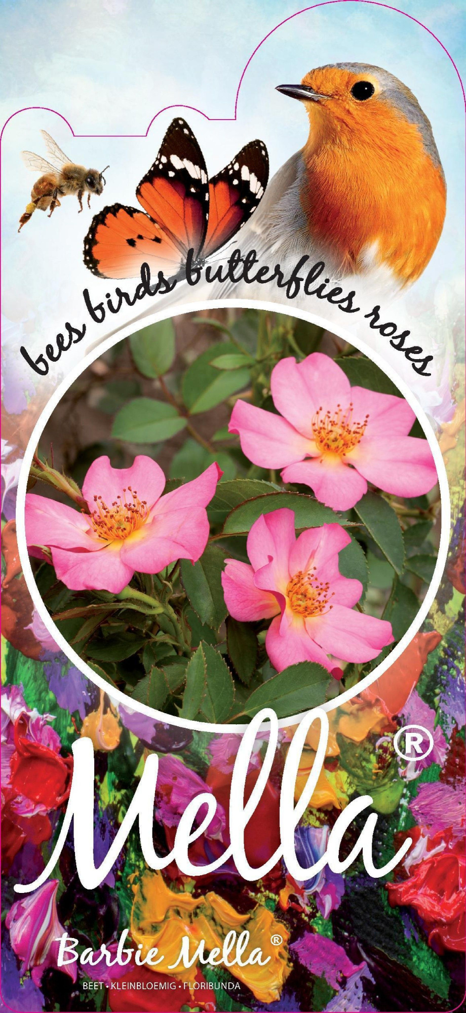 Rosa (H) Barbie™Mella® Stam 90, D 26