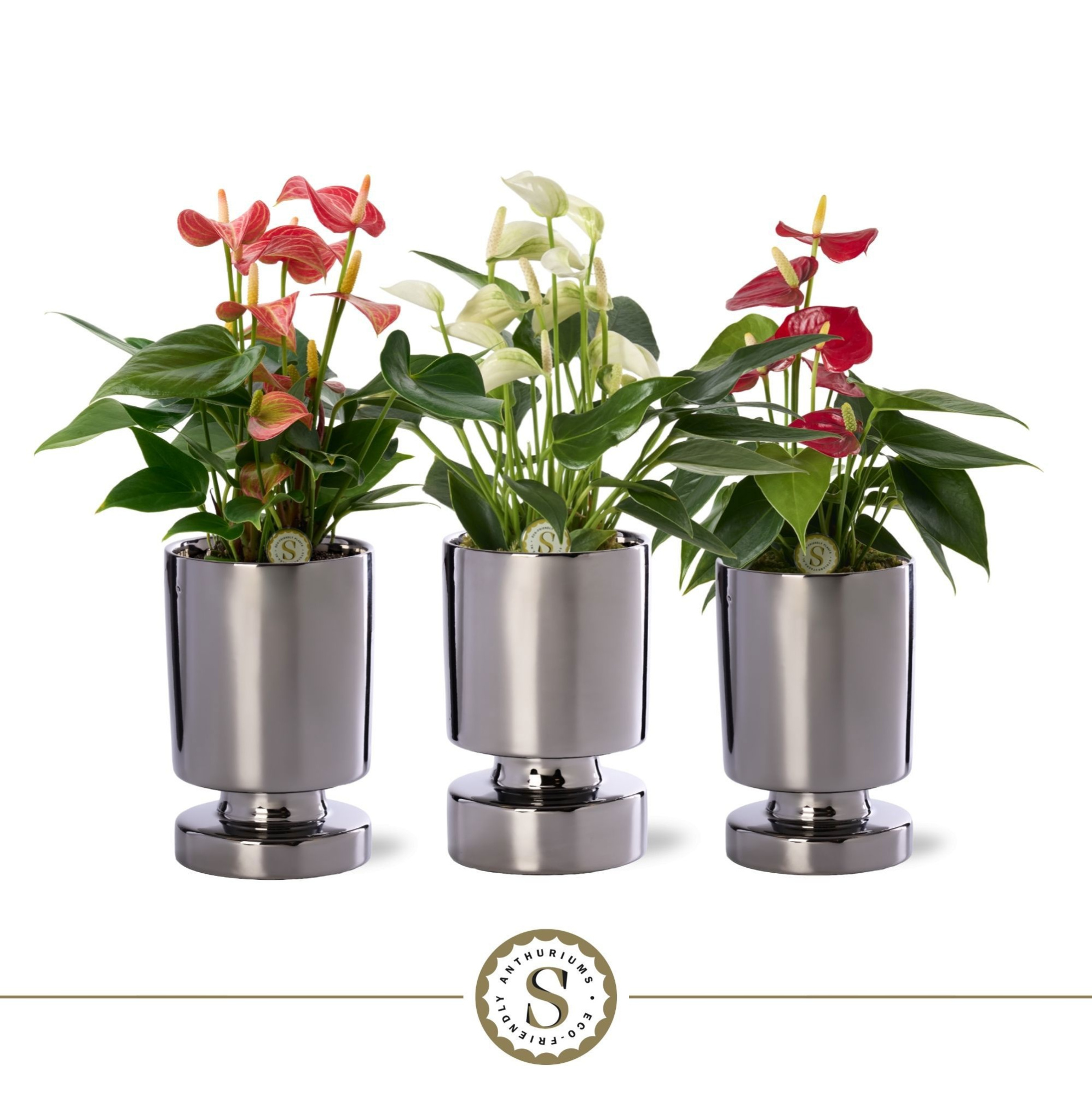 Stockholm Silver Keramiek 9cm Mix, D 9 cm