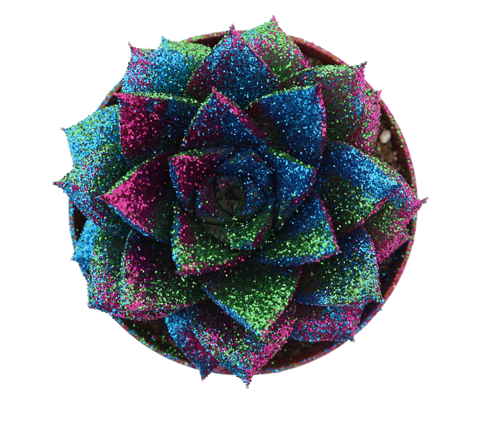 Purper disco glitter, D 8,5