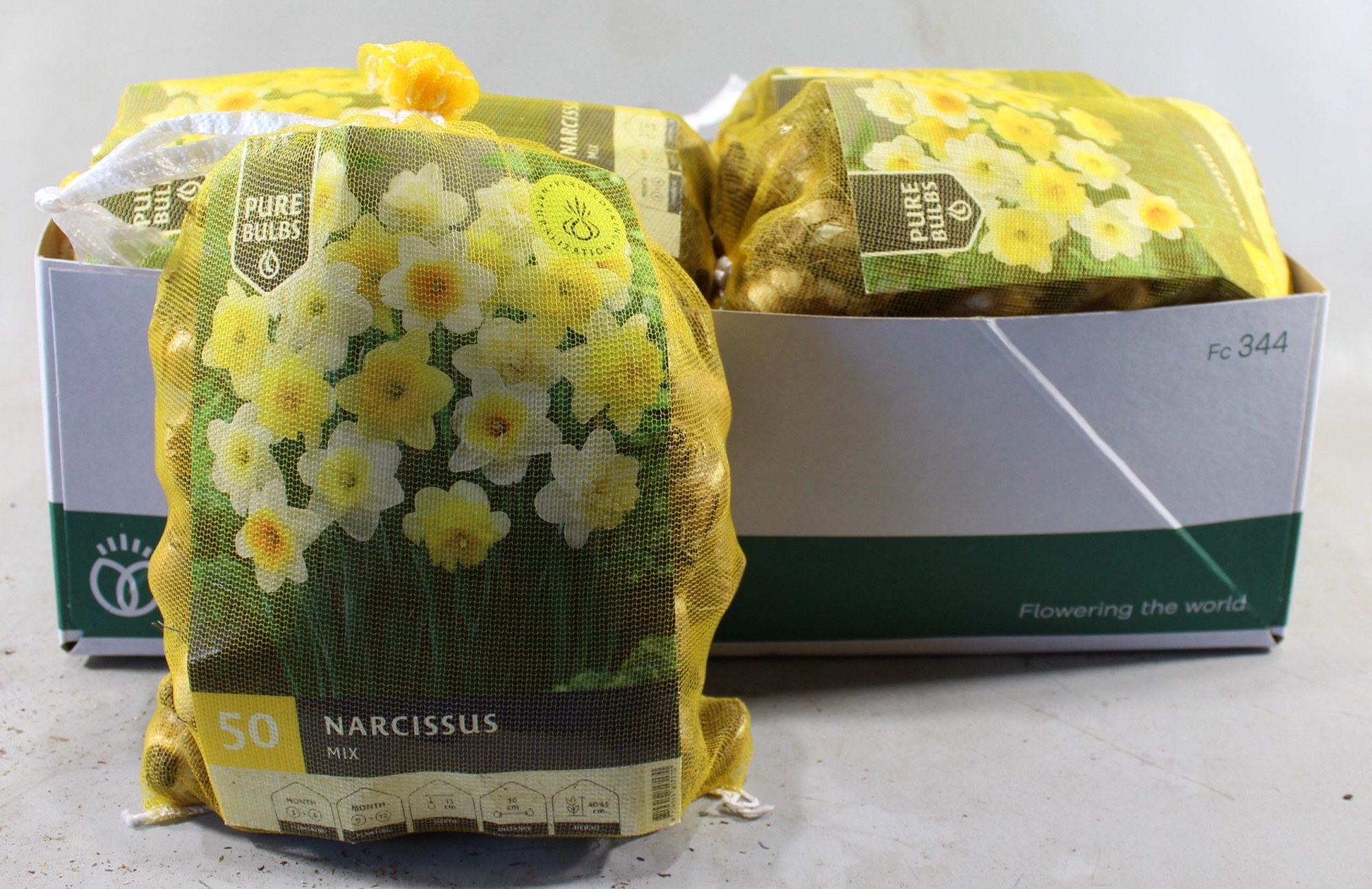 Narcissus Mix 50 stuks baal, D 14 cm
